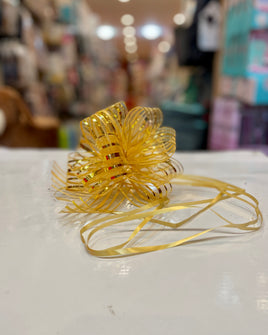 Pullstring Gift Bow Gold FTS32484