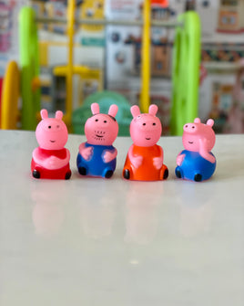 Squeaky Peppa Pig 4pc
