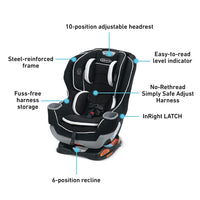 Carseat-Graco Extend2Fit Kenz