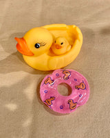 Squeaky Rubber Duckyw/Ring 3pc