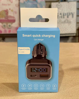 Car Charger Type C & USB Charge FTS32415