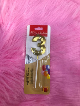 Candle - Gold #3 Fts19913-3