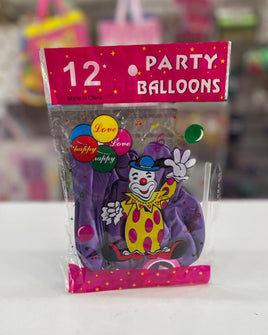 Balloon 12pk fts19195-purple