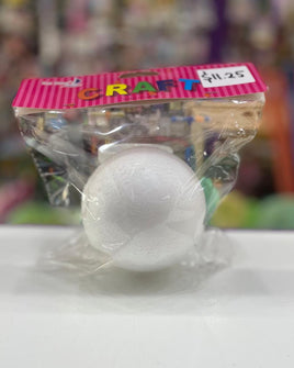 Craft Styrofoam Ball 1pk 10cm fts23624