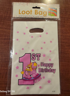Party Bags My 1st Bday 6pc fts19190