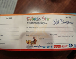 Gift Certificate  gc$800