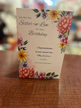 Greeting Card Birthday Sister in Law ace471