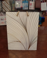 Gift bag Solid w/gold 7*9"fts32691