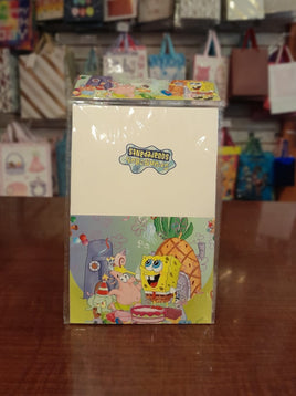 Party Invitation Cards 8pc  Spongebob ft3654
