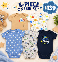 Onesies 5pk Asst fts40313