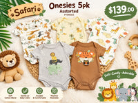 Onesies 5pk Asst fts40313