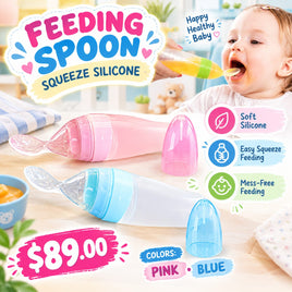 Feeding Spoon-Squeeze-Silicone  fts32173