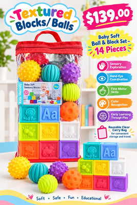 Textured blocks/balls fts40239