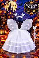 Party Dress Up 4pc White  FTS19143