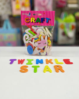 Stationery EVA stickers alphabet FTS13060