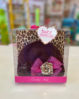 Knit Cap w/Rosettes AD60512