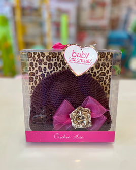 Knit Cap w/Rosettes AD60512