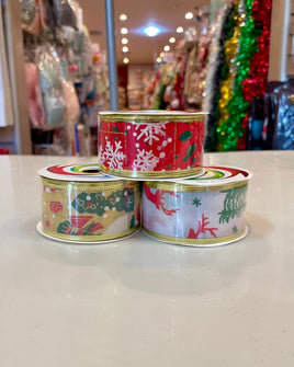 Christmas ribbon 1.5"fts15277