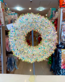 Christmas wreath iridescent fts15495