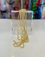 Christmas beads on string fts15624