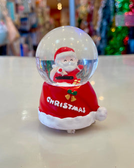 Christmas mini globe Santa fts15691