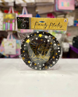 Happy Birthday Plate 9" 10pk fts20088