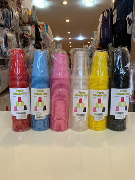 Party Cups Plain 50pc  FTS19707