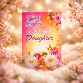 Greeting Card Birthday Daughter ace313