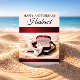 Greeting Card Wedding Anniversary Husband ace431
