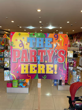 Party is here Sign TSHA
