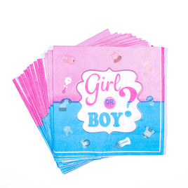 Gender Reveal Napkins 20pk