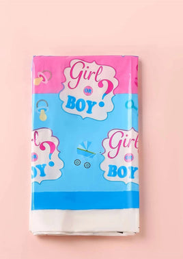 Gender Reveal Tablecloth