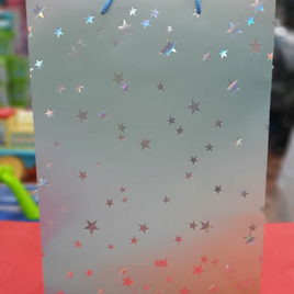 Gift Bag Pastel Stars 16*12" fts11772