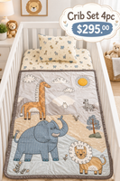 Crib Set 4pc fts40517