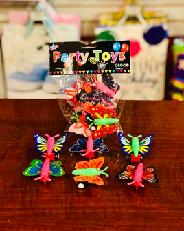 Party Toy  B/Fly on Wheels 6pk