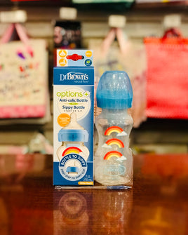 DB 8oz 2/1 Tran Opt Bottle Blue sb8192