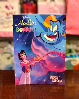 Coloring Bk Aladdin 80pg 4sea-54401