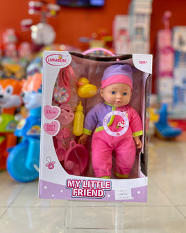 Toy Doll 13" w/Feeding Set Ftoy2021126