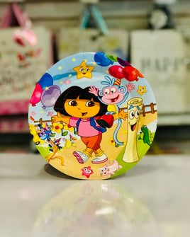 Party Tea Plates 6pk Dora