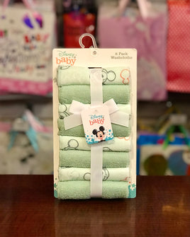 Washcloth 8pk Mickey 4sea-55579