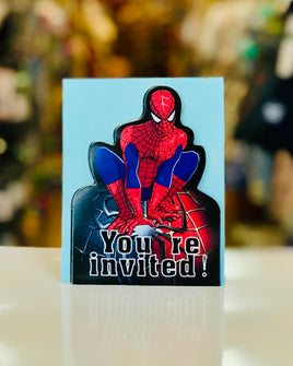 Party Invitation  8p Spiderman