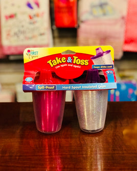 Cup-Insulated Sippy 9oz 2pk 4sea-46419