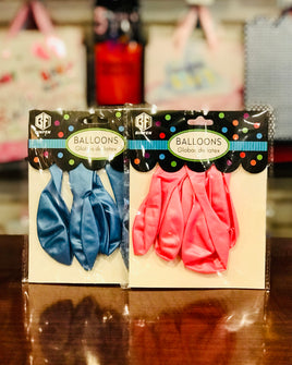 Balloon Plain Colors 6pc FTS19626