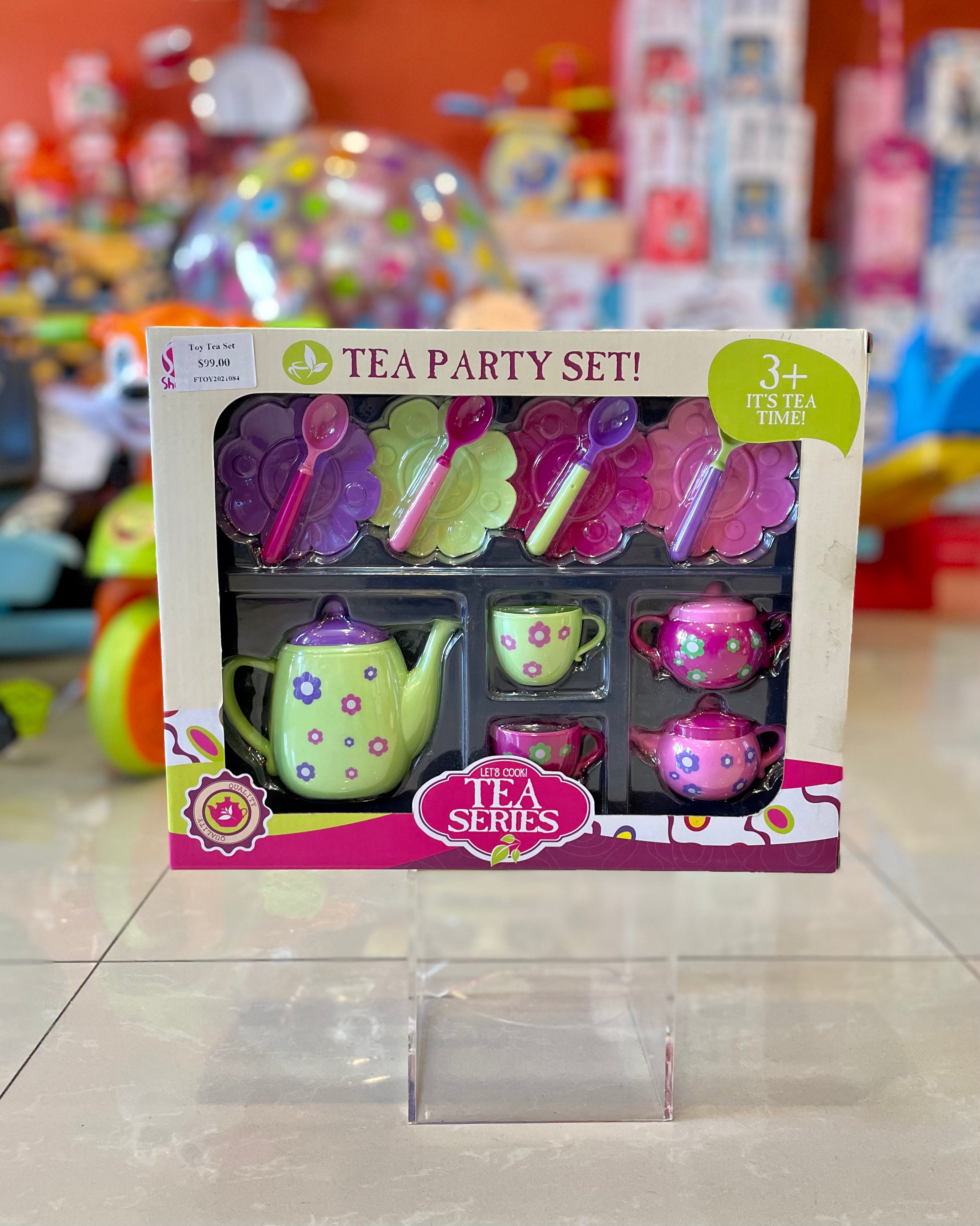 Children's tea set plastic sales