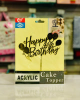 Cake Topper Happy Bday FTS19879