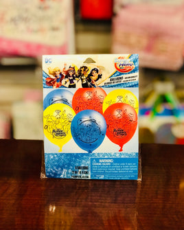DC Girl Latex Balloon 6pk AM111609