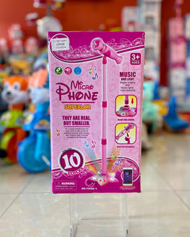 Toy Microphone-Pink Ftoy2021098