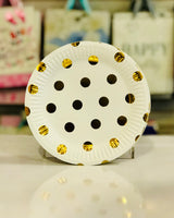 Party Plates-Dots 7" 6pc