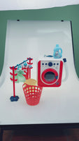 Toy Washing Machine w/Clothes