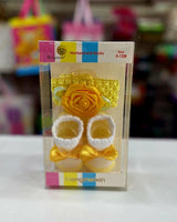Booties/Rosette headband gift set fts40392